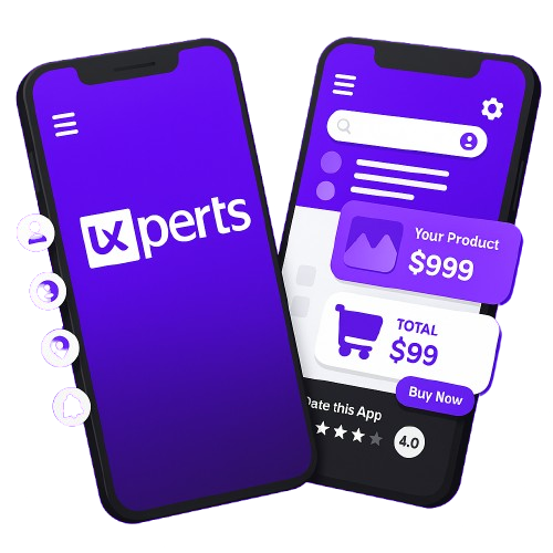 Mockup com a imagem do curso UXperts